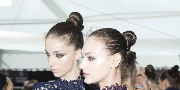 Monique Lhuillier Fall/Winter 2015-16 Backstage