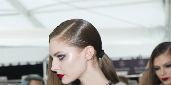 Monique Lhuillier Fall/Winter 2015-16 Backstage