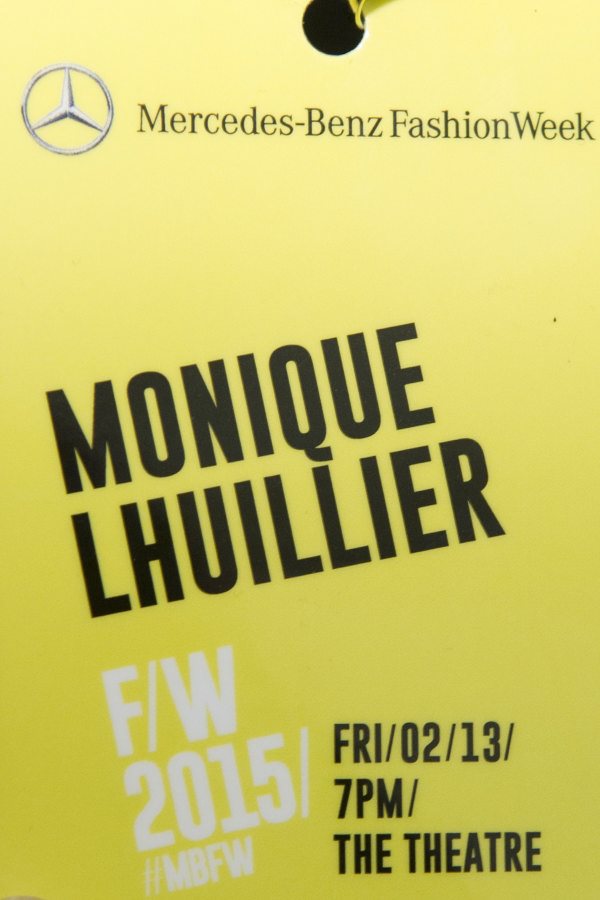 Monique Lhuillier Fall/Winter 2015-16 Backstage