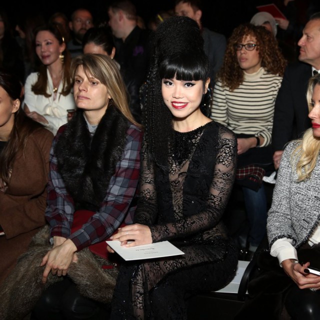 Jessica Minh Anh Front Row at Haute Couture Collections