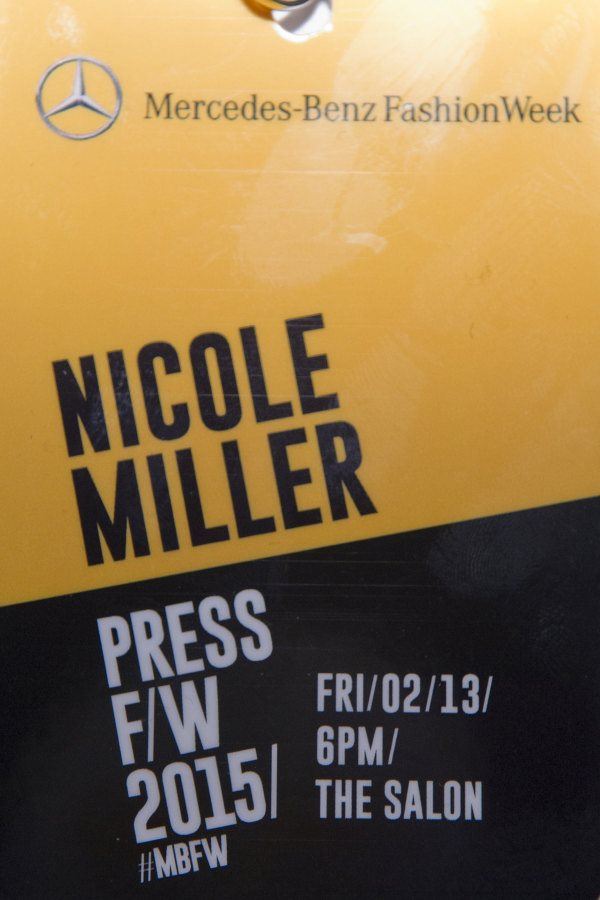 NICOLE MILLER Fall/Winter 2015-16 Backstage