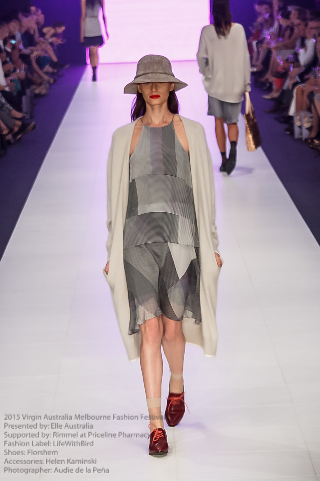 2015 Virgin Australia Melbourne Fashion Festival  Presented by ELLE Australia Supported by Rimmel at Priceline Pharmacy Fashion Label: Ginger/Smart Photographer: Audie de la Pena Editor: Ron Quinones