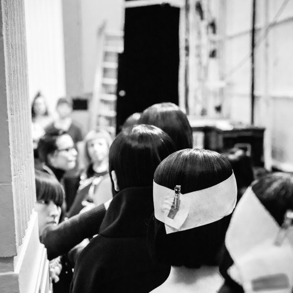 Xiao Li AW15 backstage